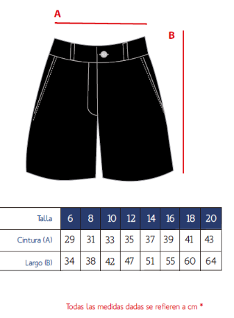 Bermuda vestir negra Brains - Chica // 3º, 4º ESO Y BACHILLERATO